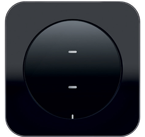 R.1 black KNX pushbuttons