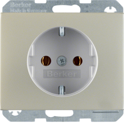47357004 SCHUKO-socket outlet K5 s/steel