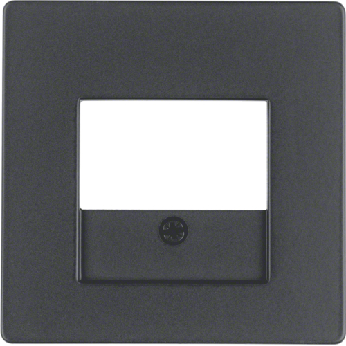 10336086 Centre Plate with TAE Cut-out Anthracite