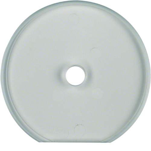 1094 Glass End Cover Plate,  Rotary Sw Clear